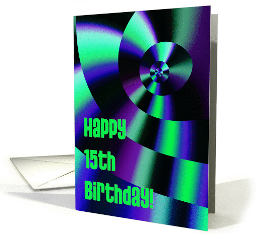 Happy 15th Birthday card (223658)