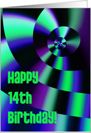 Happy 14th Birthday card