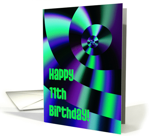 Happy 11th Birthday card (223670)