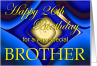 Happy 26th Birthday Brother card