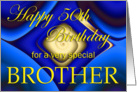 Happy 50th Birthday Brother card