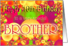 Happy 10th Birthday Brother card