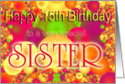 Happy 15th Birthday Sister card