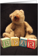 Spelling Bears card