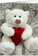 Sweetheart Teddy Bear card
