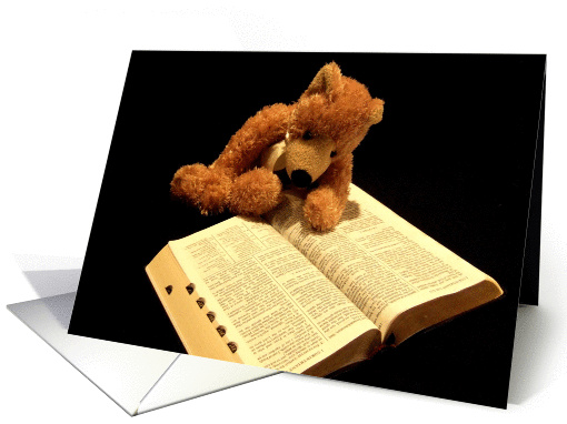 Scripture Bear card (72457)