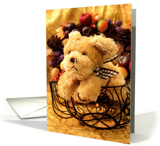 Harvest bear card (75692)