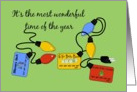 Most Wonderful Time of The Year Credit Card Humor card