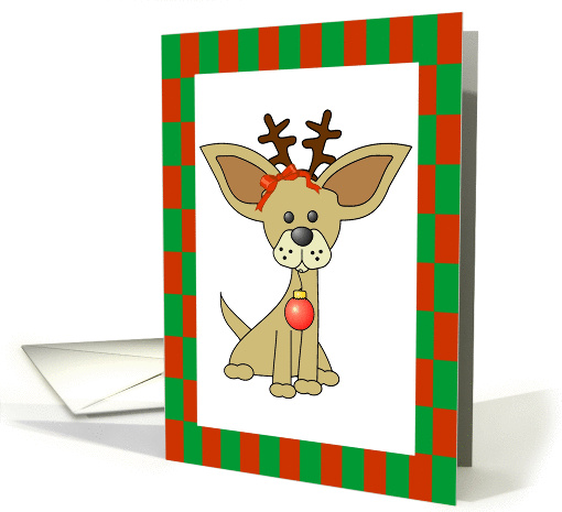 Chihuahua Christmas card (112040)