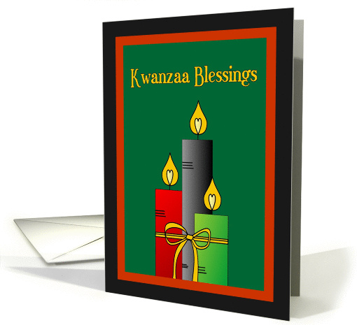 Kwanzaa Blessings card (115895)