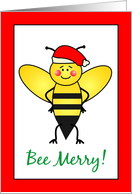 Bee Merry! card