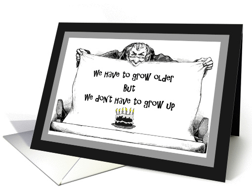 Growing Older card (124661)