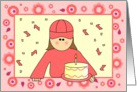 Pink Birthday card