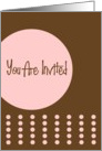 You Are Invited! card