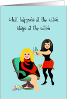 Salon Secrets card