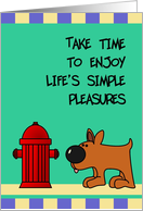Take Time To Enjoy card