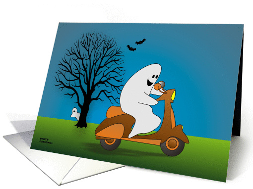 Scooter Halloween card (268754)