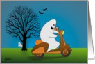 Scooter Halloween card