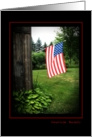 American Beauty- Patriotic Flag card