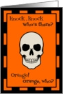Knock, Knock...It’s Halloween card