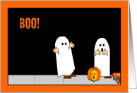 BOO! it’s Halloween card