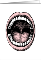 Happy Birthday To You Open Mouth card