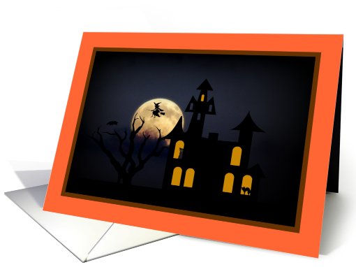 Haunted Halloween card (506499)