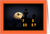 Haunted Halloween card