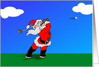 Santa Golfer