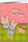 Happy Birthday Birdie card