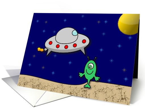 Out of This World Birthday card (511071)