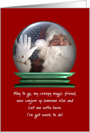 The Christmas Crystal Ball card