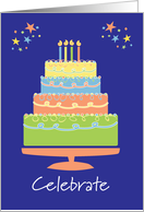Celebration Cake Birthday card