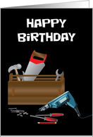 Happy Birthday Toolbox, Handyman card