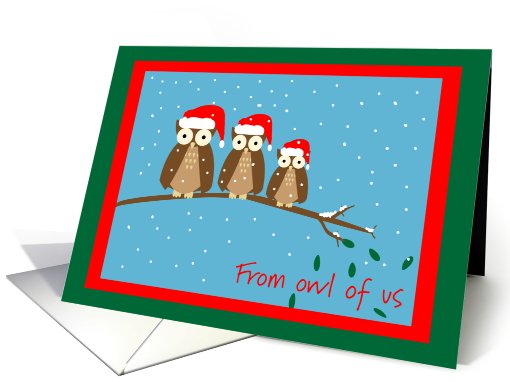 From Owl of Us Holiday card (713431)