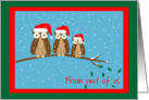From Owl of Us Holiday card