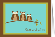 From Owl of Us Birthday card