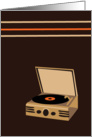 Retro Record Player card