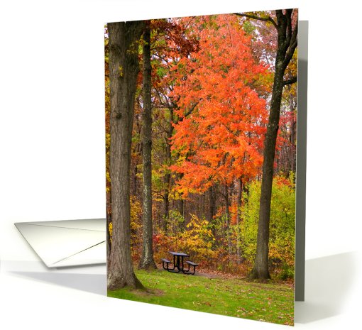 Autumn Picnic for a Friend card (713701)