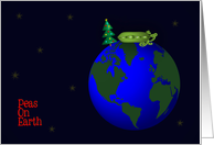 Peas On Earth card