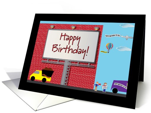 The News Around Town is it's your Birthday card (717628)