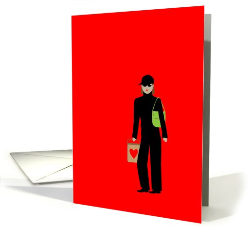Men are lovely, Shopping is better Anti-Valentine card (738389)