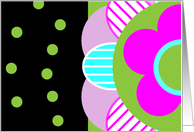 Happy Birthday Flower Power card