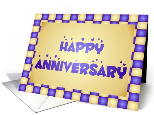 Happy Anniversary card (86082)