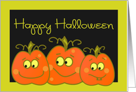 Halloween Pumpkins card