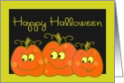 Halloween Pumpkins card