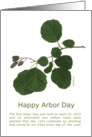 Happy Arbor Day Alder Card