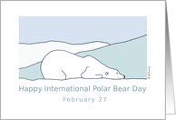 Happy International Polar Bear Day Card