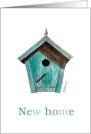 New Home Bird House Announcement Card