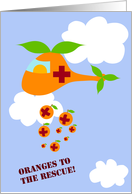 Oranges to the Rescue! card
